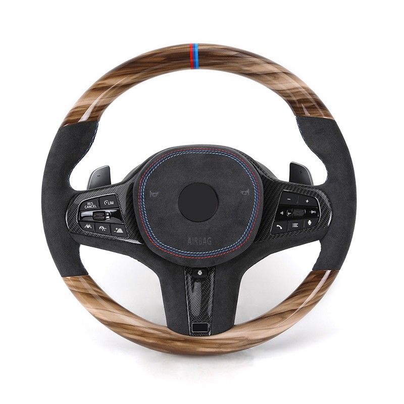 Vô Lăng Gỗ Cho Xe BMW G01 G05 G07 G11 G12 G20 G22 G30 G80 G87